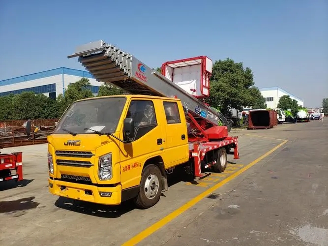 沂源县附近云梯车出租 砂石搬运